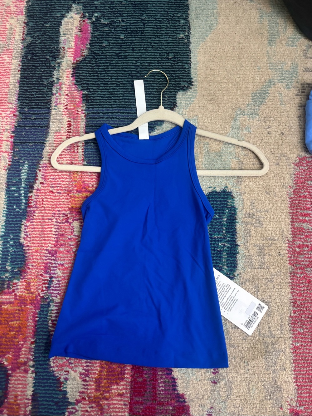 lululemon athletica Royal Blue Racerback Tank Top
